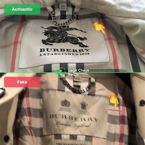 how to spot a fake burberry brit coat|burberry coat counterfeit.